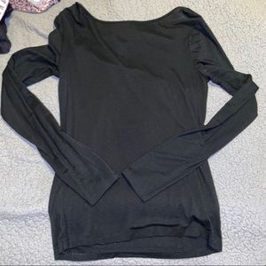 Long sleeve Black dress